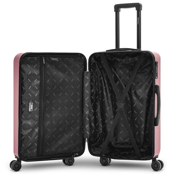 Redolz Essentials 09 3-SET 4 wheels Suitcase set 3-piece