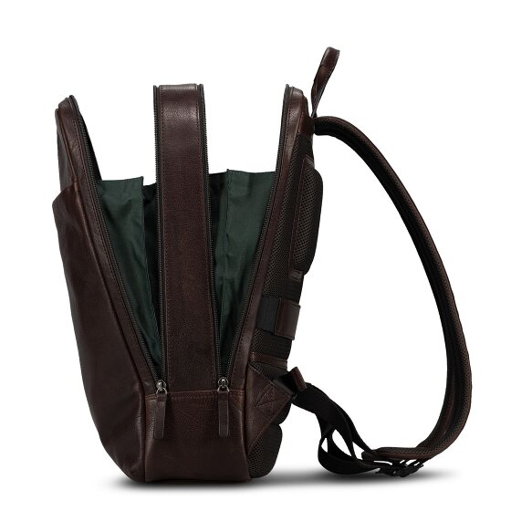 Jost Glasgow Daypack RFID protection Genuine Leather 44 cm Laptop compartment