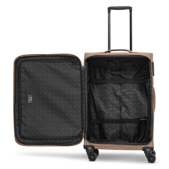 Redolz Essentials 12 THREE SET 4 wheels Suitcase set 3-piece with expansion pleat