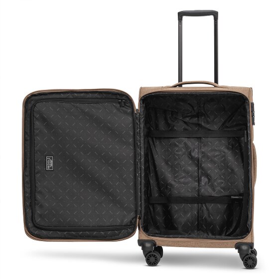 Redolz Essentials 12 THREE SET 4 wheels Suitcase set 3-piece with expansion pleat