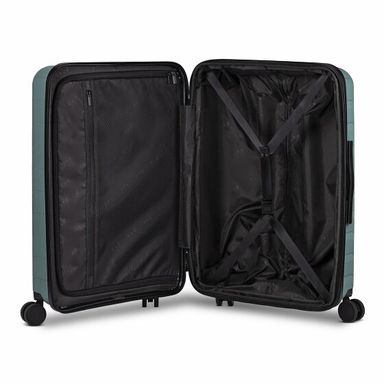 d&n Toronto 4 wheels Trolley M 65 cm with expansion pleat