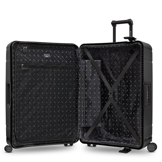 Redolz Essentials 15 4-wheel suitcase set 3-piece with three-point closure