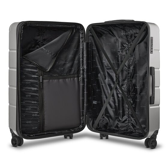 Police Dublin 4 wheels Trolley L 75 cm Expandable