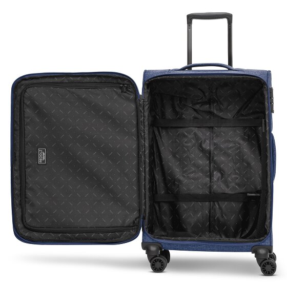 Redolz Essentials 12 MEDIUM 4-wheel Trolley, 67 cm, expandable Gusset