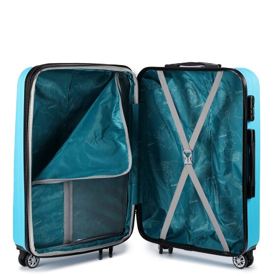 Benzi 5493 4 wheels Trolley M 66 cm with expansion pleat