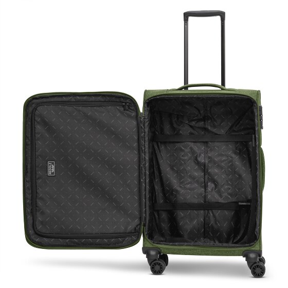 Redolz Essentials 12 THREE SET 4 wheels Suitcase set 3-piece with expansion pleat