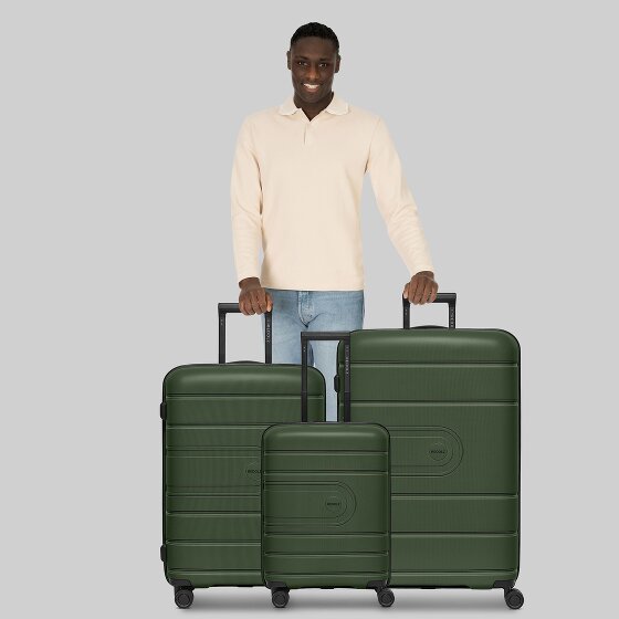 Redolz Essentials 11 4 wheels Suitcase set 3-piece with expansion pleat