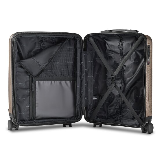 Police New York 4 wheels Cabin suitcase S 54 cm Expandable