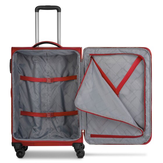 Worldpack Chicago 4 wheels Suitcase set 3-piece with expansion pleat