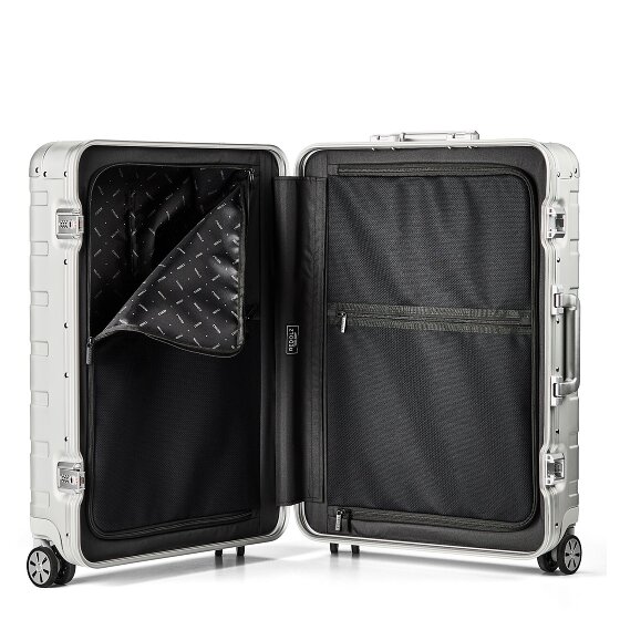 Redolz Pro Aluminum 4-Wheel Suitcase Set (S+L)