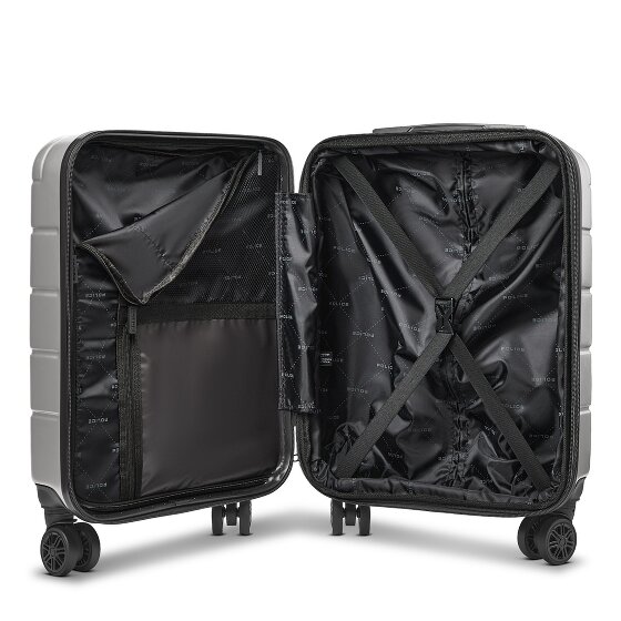 Police Dublin 4 wheels Cabin suitcase S 54 cm Laptop compartment Expandable