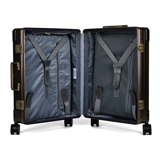 Aleon Traveler International 4-wheel Aluminum Cabin suitcase, 55 cm