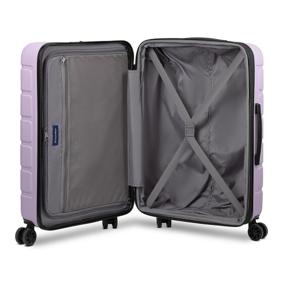 Saxoline Miami 4 wheels Trolley M 65 cm with expansion pleat