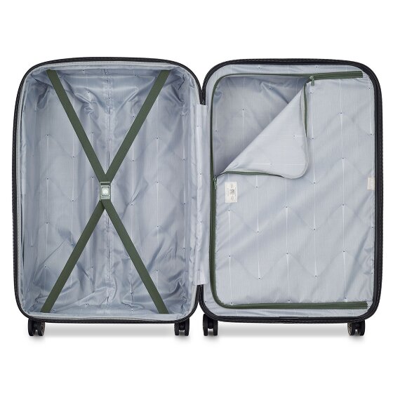 Delsey Paris Meteor 4 wheels Suitcase set 3-piece with expansion pleat