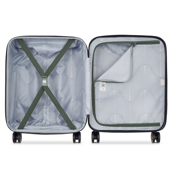 Delsey Paris Meteor 4 wheels Cabin trolley 55 cm with expansion pleat