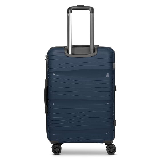 d&n Travel Line 4300-Plus 4 wheels Trolley M 65 cm with expansion pleat