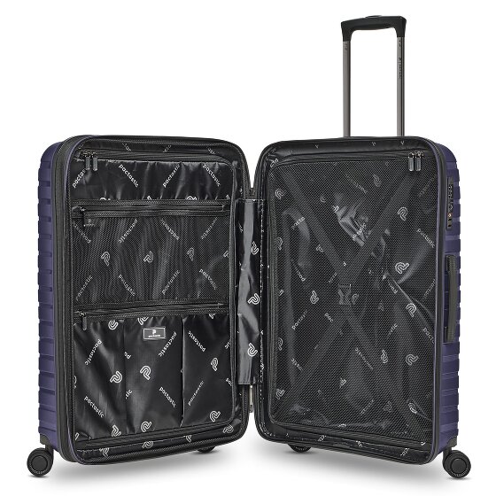 Pactastic Collection 04 THE MEDIUM + 4 wheels Trolley M 66 cm with expansion pleat