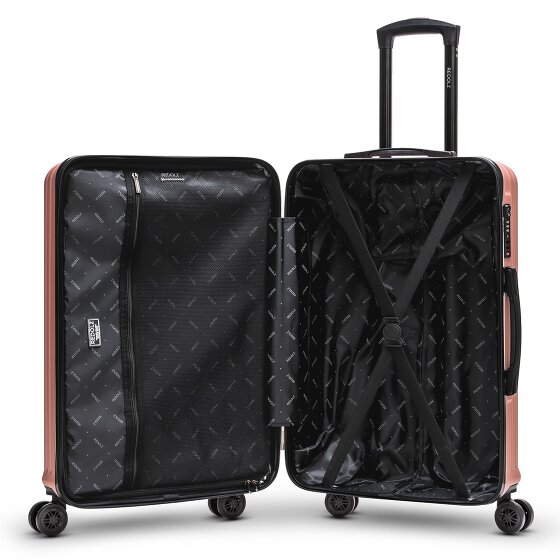 Redolz Essentials 07 3-SET 4 wheels Suitcase set 3-piece