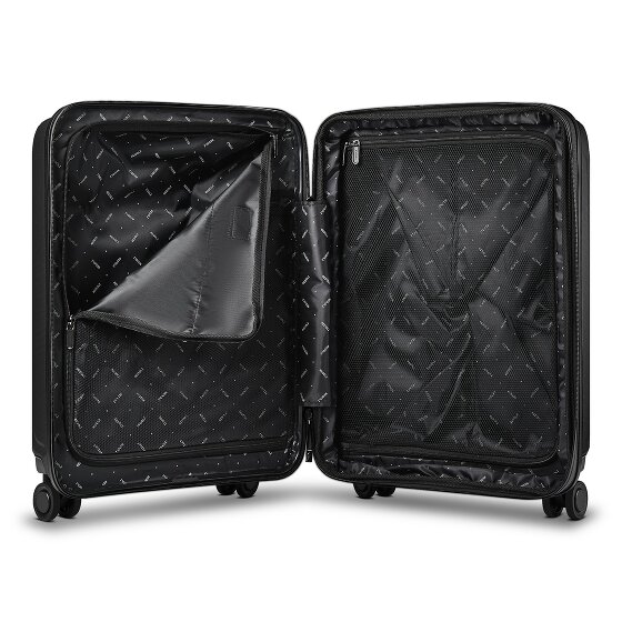 Redolz Essentials 14 4-wheel Cabin suitcase, 55 cm, Slim