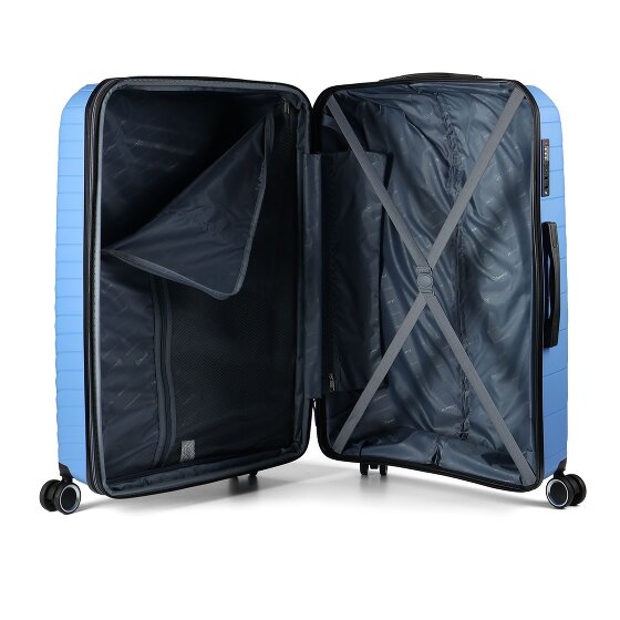 Benzi 5808 4 wheels Trolley 74 cm with expansion pleat
