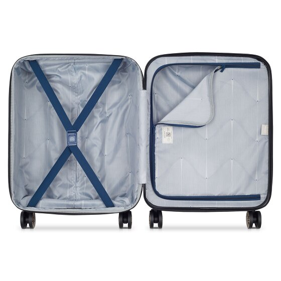 Delsey Paris Meteor 4 wheels Cabin trolley 55 cm with expansion pleat