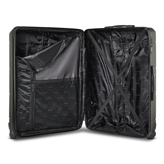 Police London 4 wheels Trolley 74 cm Expandable