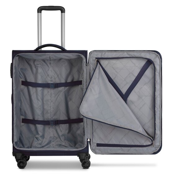 Worldpack Chicago 4 wheels Suitcase set 3-piece with expansion pleat