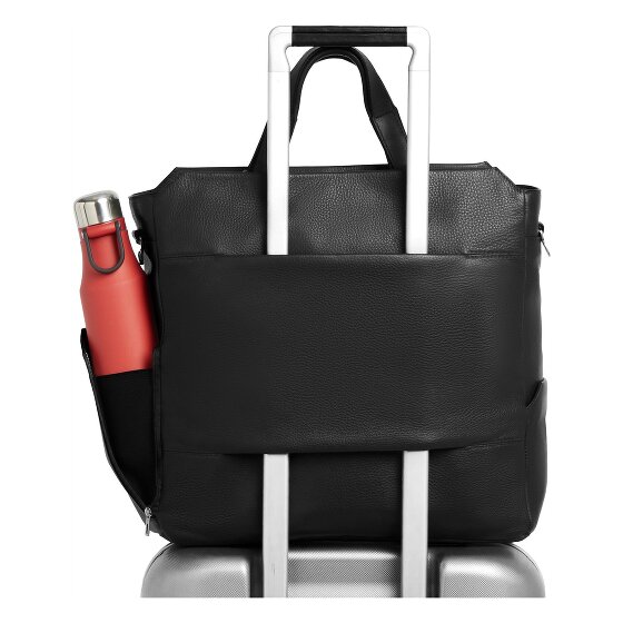 Piquadro Tebe Handbag Genuine Leather 36 cm Laptop compartment