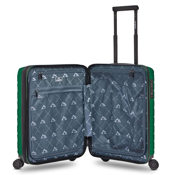 Bergpfeil Travel 4-wheeled cabin trolley S 55 cm with expansion pleat