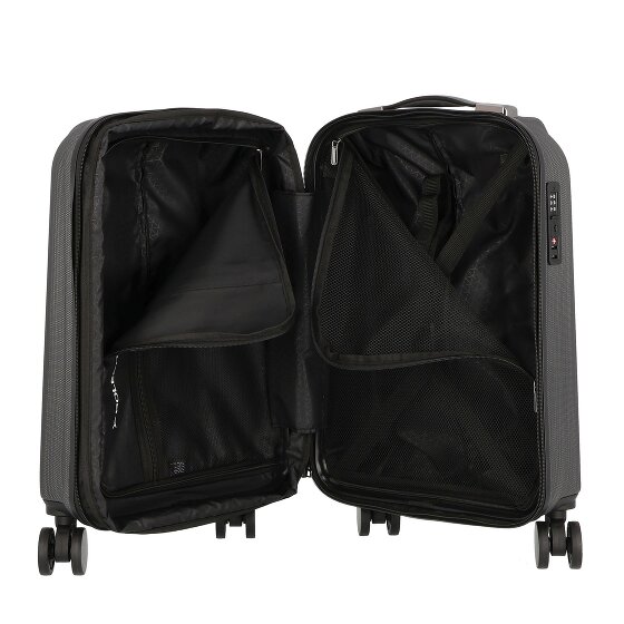 Polestream Moonrock 4 wheels Cabin trolley 55 cm with expansion pleat