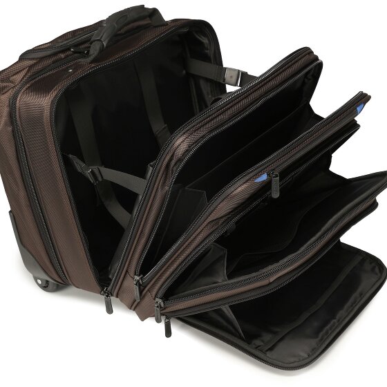 Dermata 2 wheels Wheeled briefcase 38 cm Laptop compartment