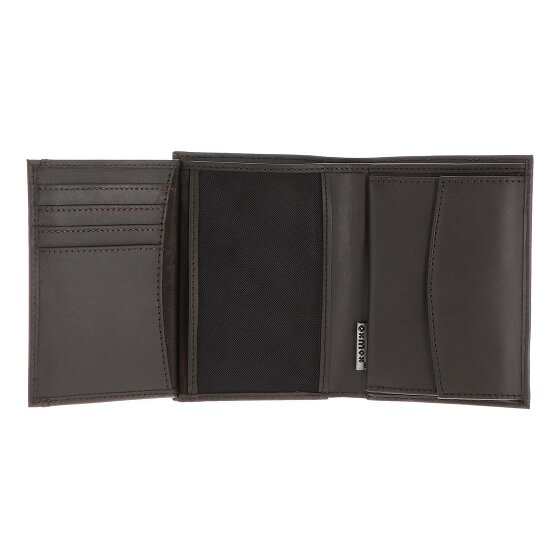 oxmox Leather Wallet RFID protection Genuine Leather 10 cm