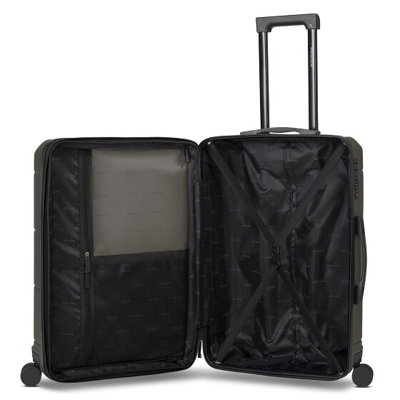 Police London 4 wheels Trolley 64 cm with expansion pleat