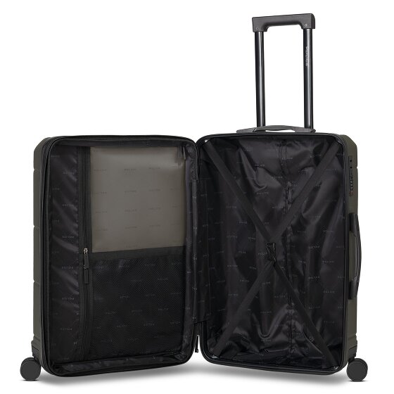 Police London 4 wheels Trolley 64 cm with expansion pleat