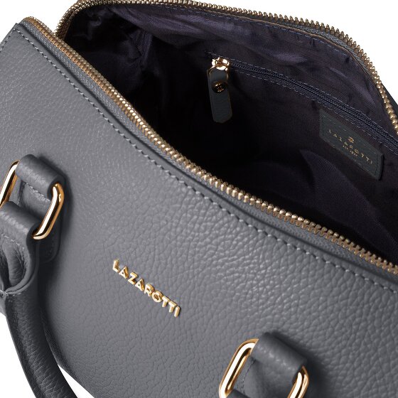 Lazarotti Bologna Leather Bowling Bag, Handbag, Crossbody, Leather, 26 cm