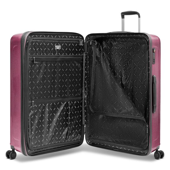 Redolz Essentials 14 4-wheel suitcase set 2 pcs. laptop compartment with expansion fold