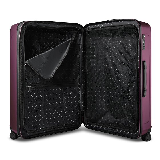 Redolz Essentials 14 4-wheel suitcase set 2 pcs. laptop compartment with expansion fold