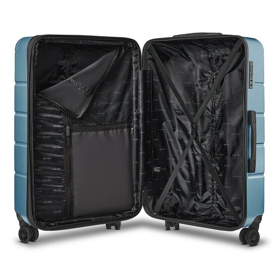 Police Dublin 4 wheels Trolley L 75 cm Expandable