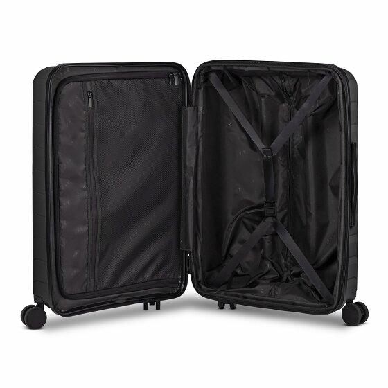d&n Toronto 4 wheels Suitcase set 3-piece with expansion pleat