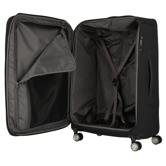 Piquadro Brief 4 wheels Trolley 78 cm with expansion pleat