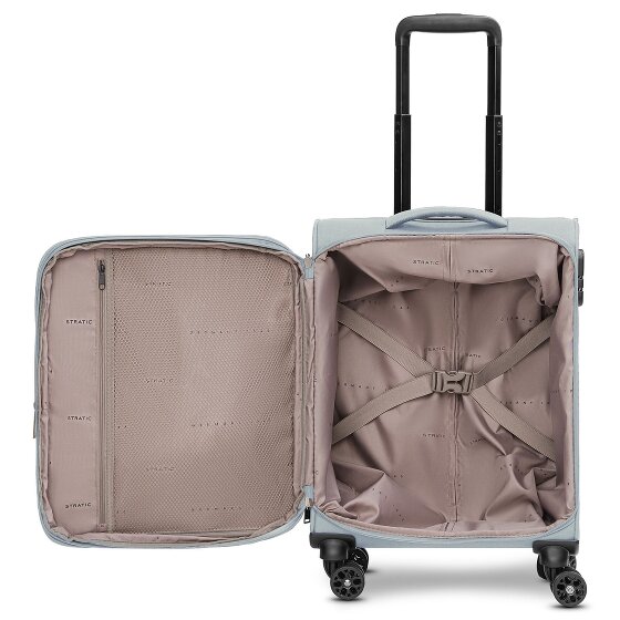 Stratic taska 4 Roll Cabin Trolley S 55 cm with Expanding Pleat
