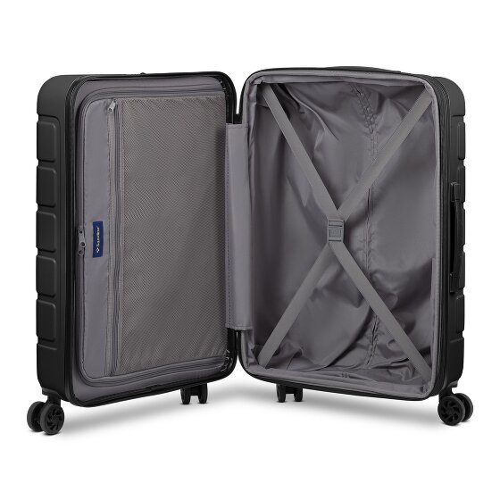 Saxoline Miami 4 wheels Trolley M 65 cm with expansion pleat