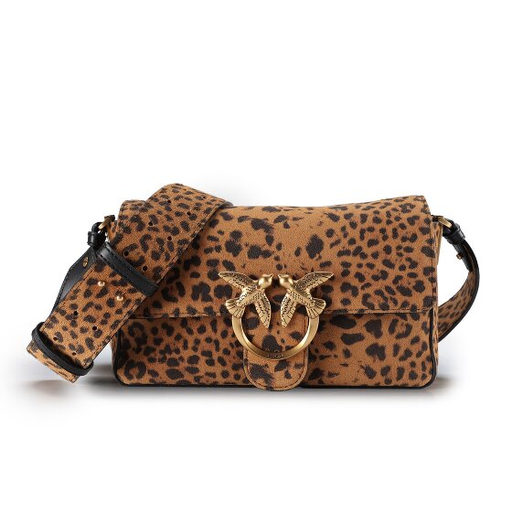 PINKO Slouchy Shoulder bag Genuine Leather 22 cm