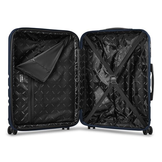 Redolz Pro ABS Medium+ 4 wheels Trolley 65 cm Expandable