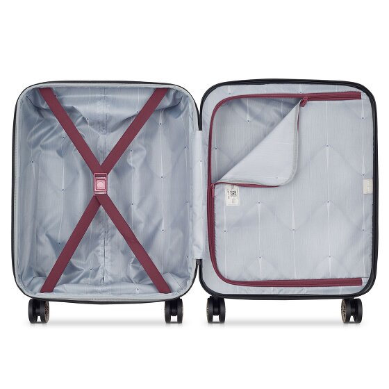 Delsey Paris Meteor 4 wheels Cabin trolley 55 cm with expansion pleat