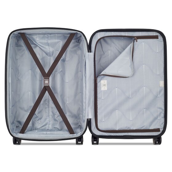 Delsey Paris Meteor 4 wheels Suitcase set 3-piece with expansion pleat