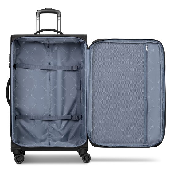 Bugatti Valencia Soft 4 wheels Trolley L 75 cm with expansion pleat