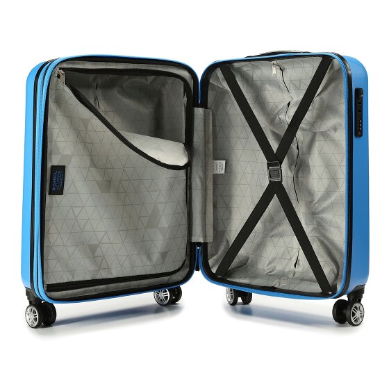 Gabol Future Plus 4 wheels Cabin trolley 55 cm with expansion pleat