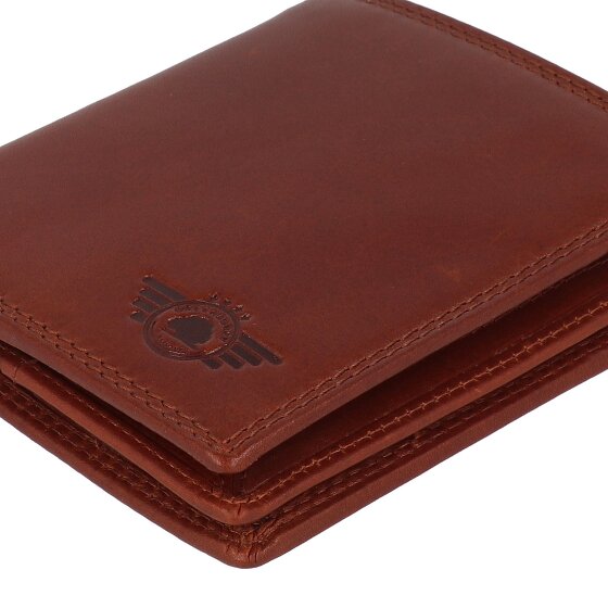 Greenburry Vintage Wallet RFID protection Leather 9.5 cm