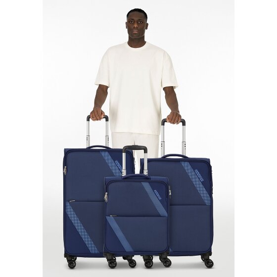 American Tourister Star Max 4 wheels Suitcase set 3-piece with expansion pleat
